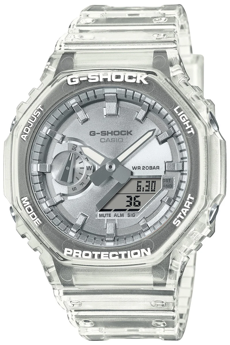 CASIO G-Shock orologio uomo GA-2100BM-7A8JF quadrante metallizzato chiaro