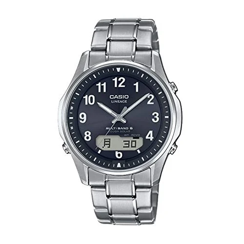 CASIO Lineage Solar Radio-Controlled Watch LCW-M100TSE-1A2JF Men's Silver