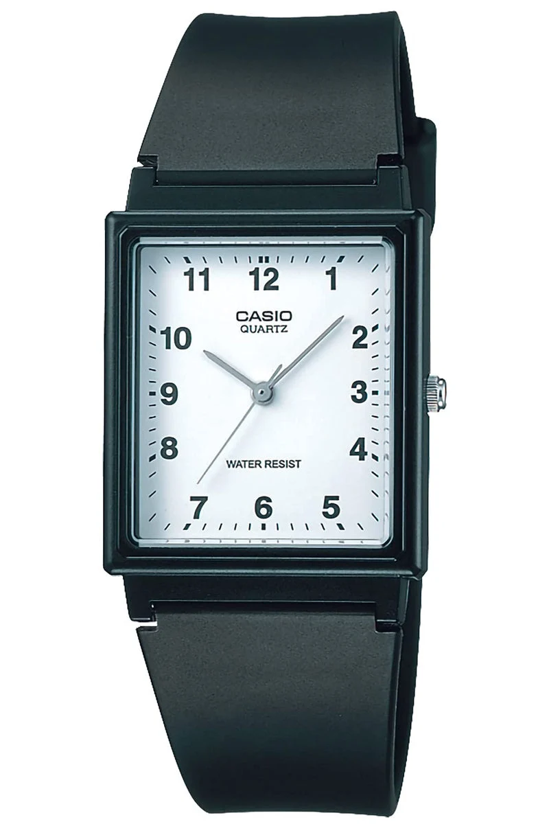 CASIO orologio analogico giapponese e resistente agli schizzi MQ-27-7BJH nero
