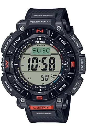CASIO PRO TREK Orologio Digitale Uomini PRG-340-1JF Nero Solare Compasso