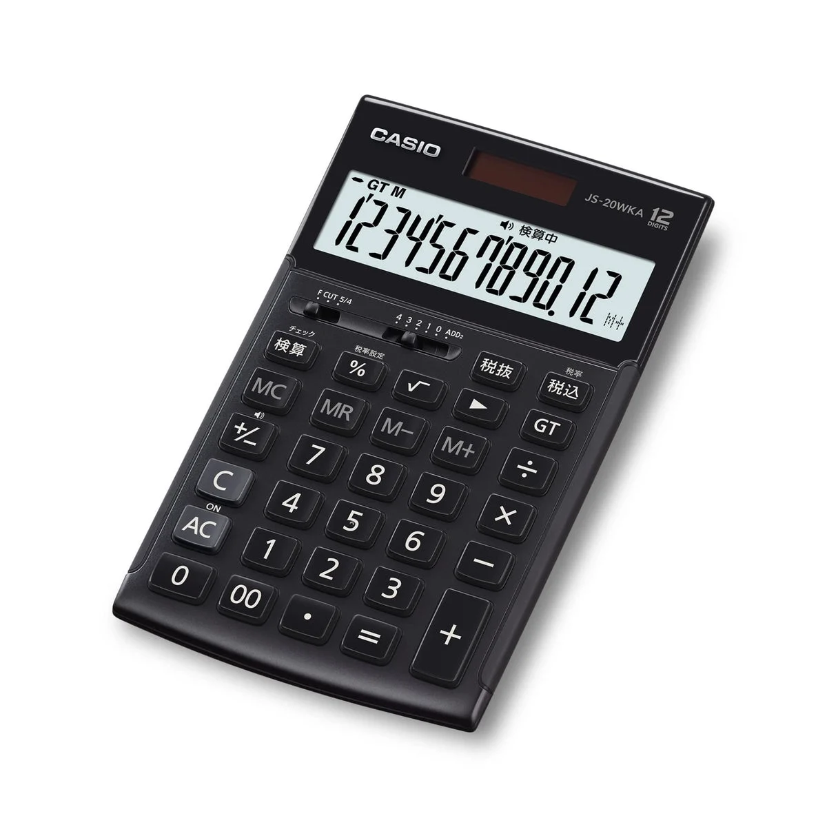 CASIO Professional Calculator with Check Function JS-20WKA-BK-N Black 12-Digit
