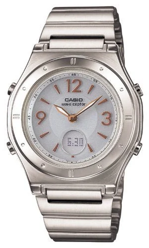 CASIO Orologio Solare Radio Wave LWA-M141D-7AJF Donna Argento