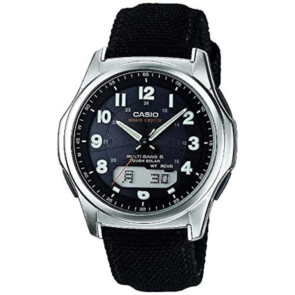 Casio Orologio Solare Radio Controllato WAVE CEPTOR WVA-M630B-1AJF Nero Uomo