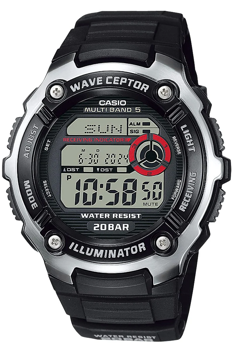CASIO Waveceptor Men's Watch WV-200R-1AJF Black