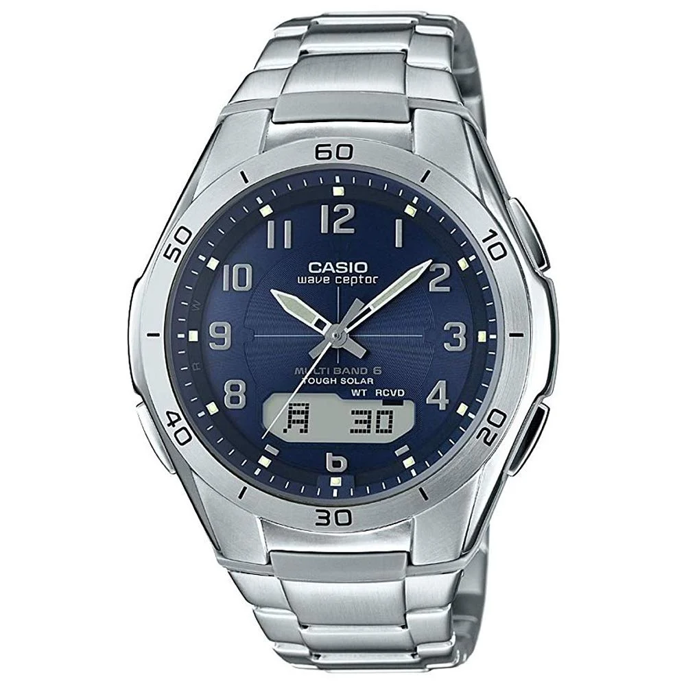 CASIO Orologio Solare Ana-Digi WVA-M640D-2A2JF Controllo Radio Mondiale
