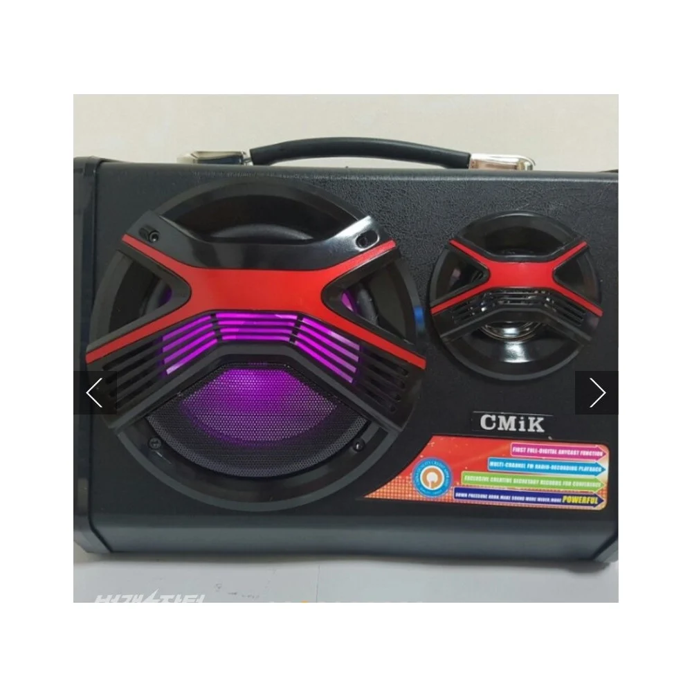 CASSA AMPLIFICATA PORTATILE RICARICABILE 25W MP3 USB SD AUX MICROFONO - TrAdE Shop Traesio