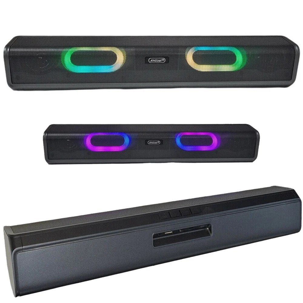 CASSA BLUETOOTH 5.0 SPEAKER MICROFONO BARRA SOUNDBAR LED RGB WIRELESS Q-YX8891