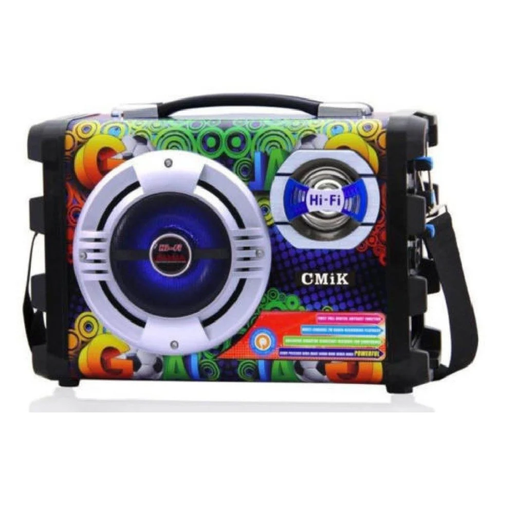 CASSA RICARICABILE AMPLIFICATA KARAOKE MP3 USB MICRO SD CON MICROFONO LINE IN - TrAdE Shop Traesio