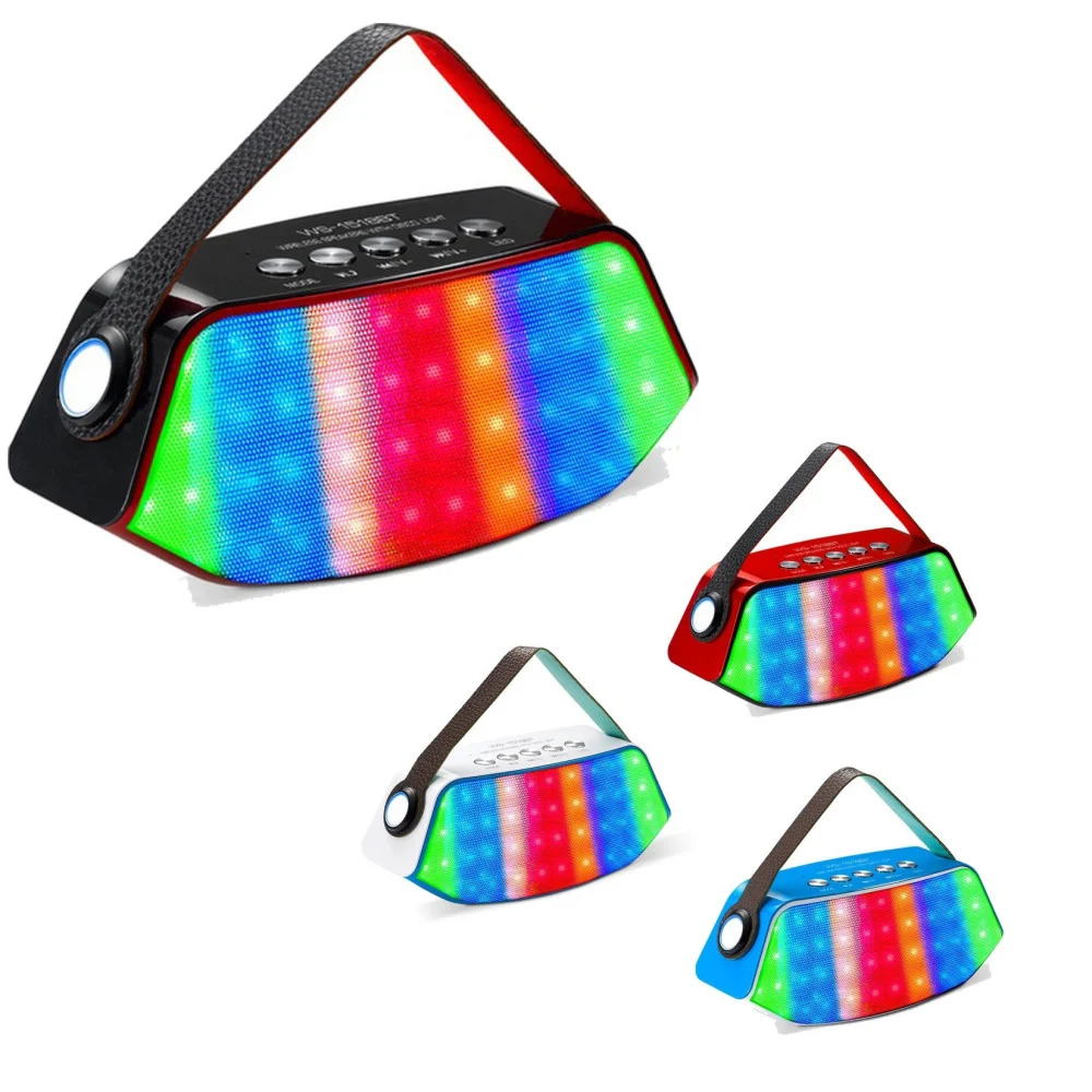 CASSA SPEAKER BLUETOOTH PORTATILE LED USB VIVAVOCE RADIO FM SMARTPHONE WS1518BT - TrAdE Shop Traesio