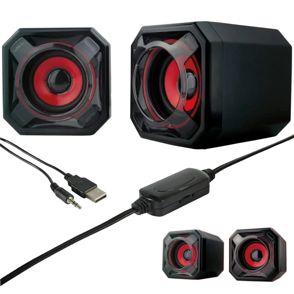 CASSE ALTOPARLANTE PER COMPUTER 2,0 MEGA BASS BLUETOOTH 10W USB PORTATILE Q-A30