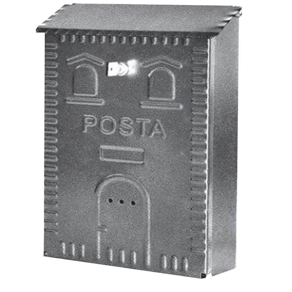 CASSETTA POSTA POSTALE IN FERRO BATTUTO ESTERNO BUCA LETTERE 25X38X8CM - TrAdE Shop Traesio