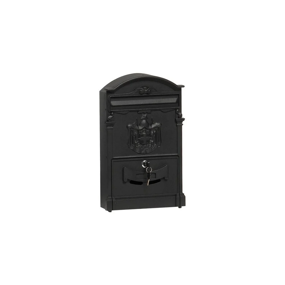 CASSETTA POSTALE BUCA LETTERE IN STILE ANTICO CLASSICO IN ALLUMINIO VERNICIATO - TrAdE Shop Traesio