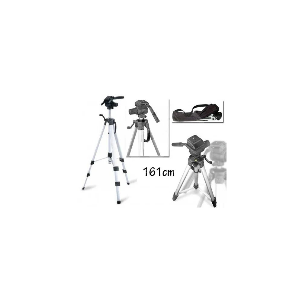 CAVALETTO TREPPIEDE 161 CM PER MACCHINA FOTOGRAFICA DIGITALE VIDEOCAMERA - TrAdE Shop Traesio