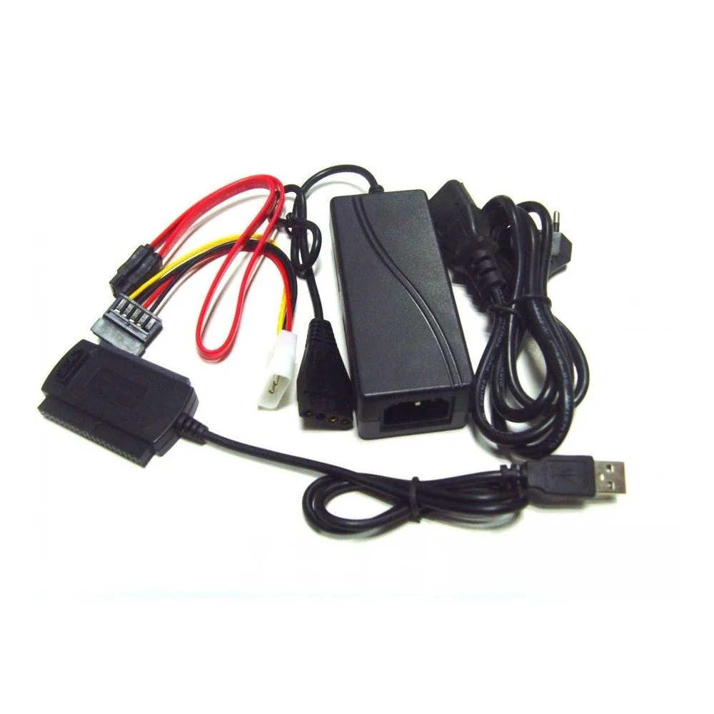 CAVO ADATTATORE DA USB 2.0 A SATA IDE 2,5 3,5 SUPPORTA HD ADATTATORE SATA IDE -