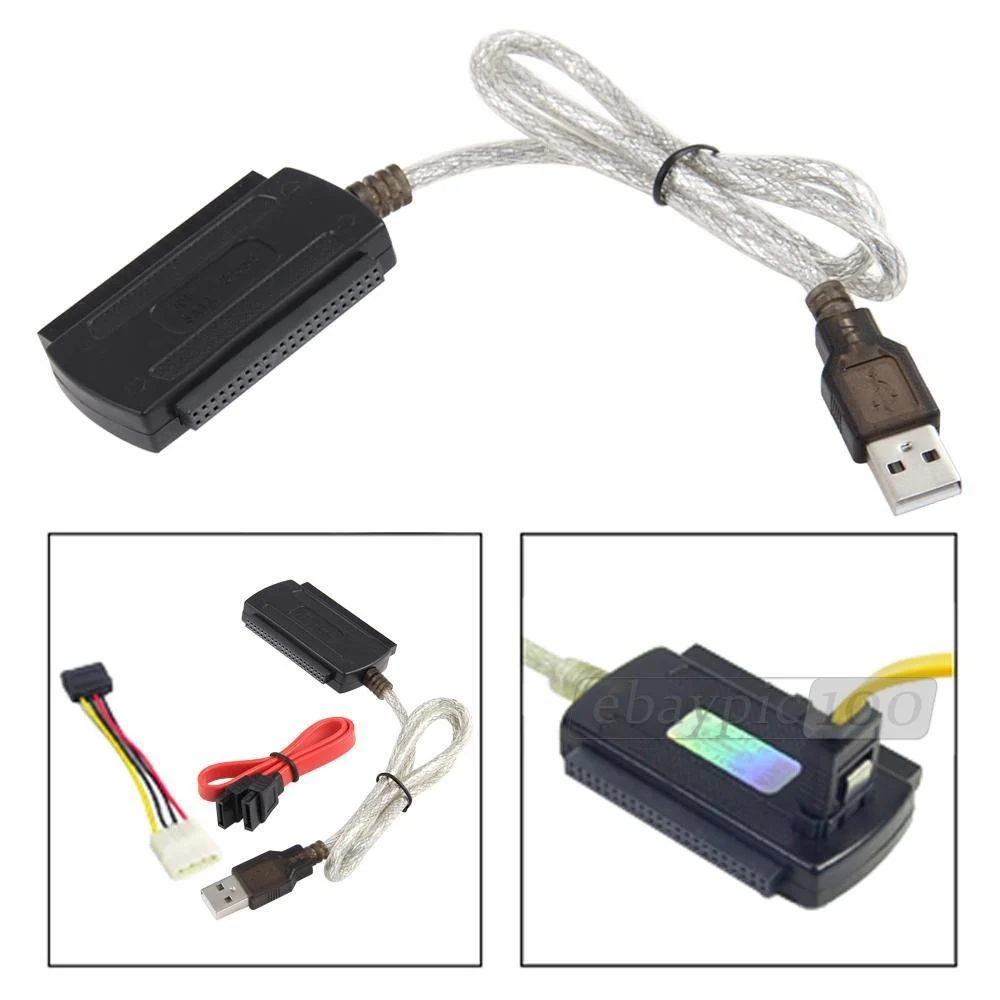 CAVO ADATTATORE IDE SATA USB 2.0 SUPPORTA HD HARD DSIK 2.5 3.5 ALIMENTATORE - TrAdE Shop Traesio