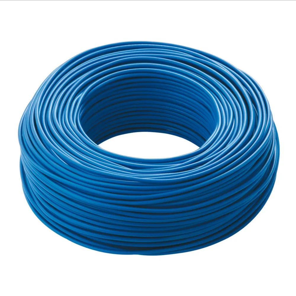 CAVO BLU 100 MT ISOLATO UNIPOLARE 1 X 1,5 M2 ANTIFIAMMA MATERIALE ELETTRICO - TrAdE Shop Traesio