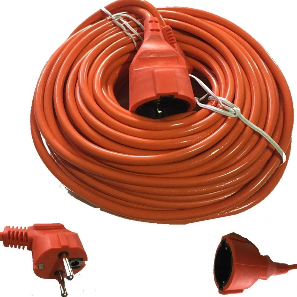 CAVO PROLUNGA PRESA SCHUKO ELETTRICA MASCHIO FEMMINA 20 MT METRI 16A - TrAdE Shop Traesio