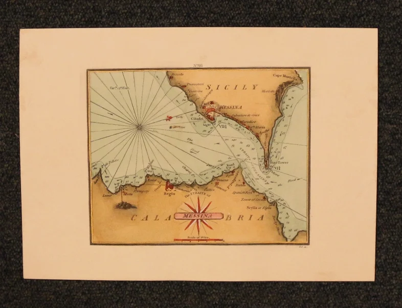 portolano: the straits of messina - Arredamento marinaresco