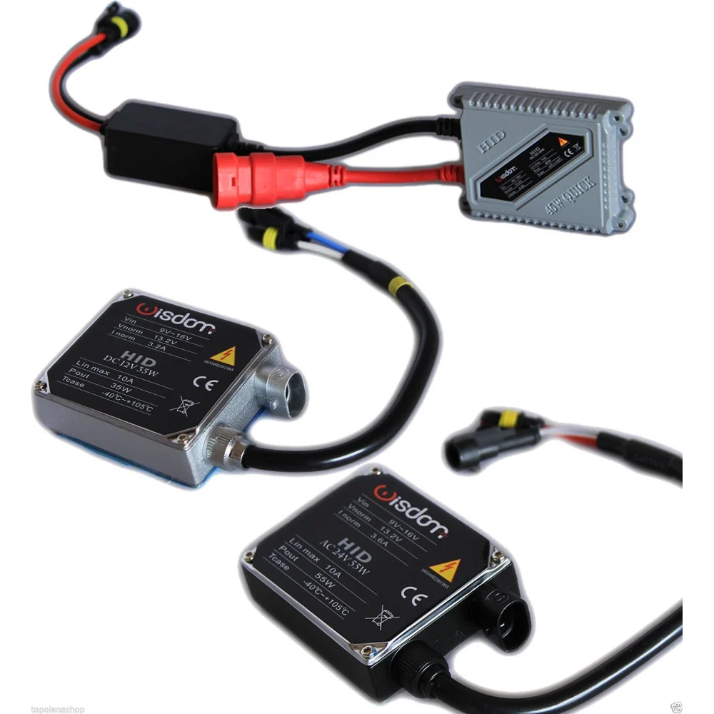CENTRALINA SLIM PER LAMPADE FARI BI-XENON XENO HID AUTO CAMION 55W AC 24V