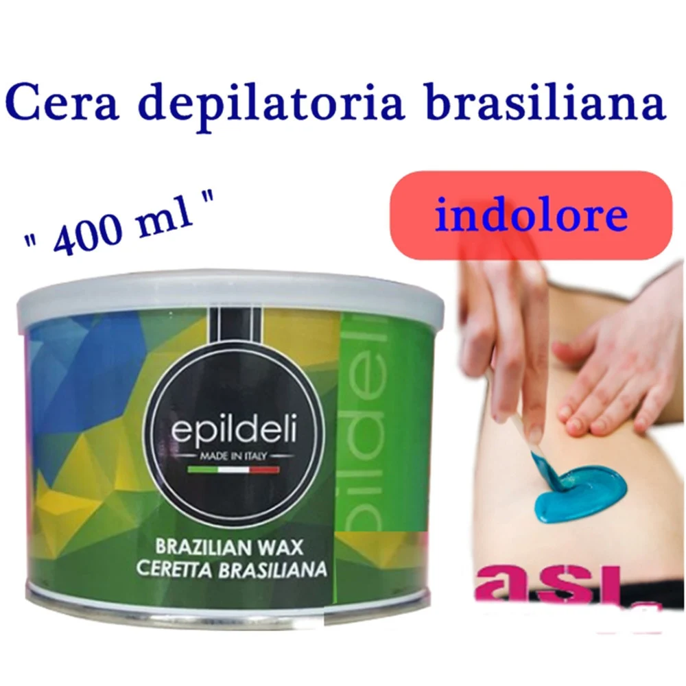 CERA CERETTA DEPILATORIA LIPOSOLUBILE BRASILIANA IN BARATTOLO 400 GR CLOROFILLA - TrAdE Shop Traesio