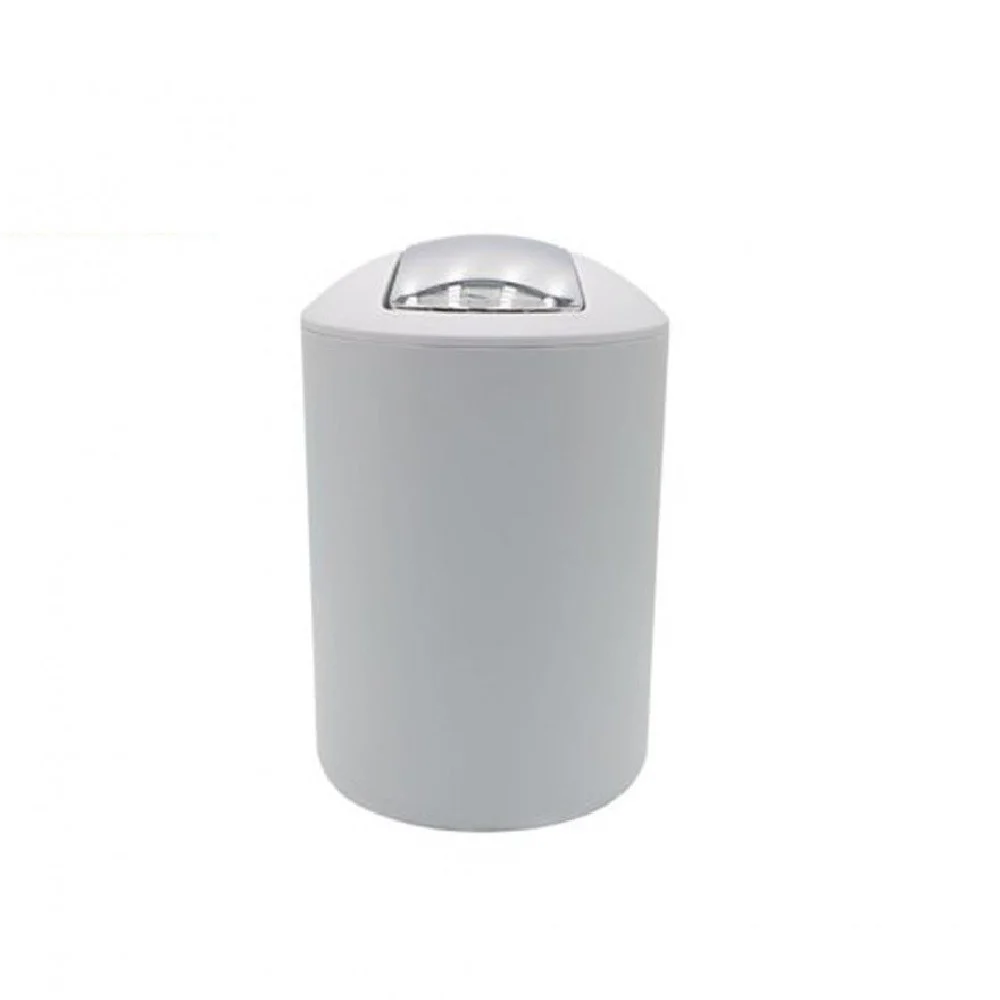 CESTINO PATTUMIERA ARREDO DA BAGNO IN PLASTICA GRIGIO 19.5 X 30.5 CM 69863 - TrAdE Shop Traesio
