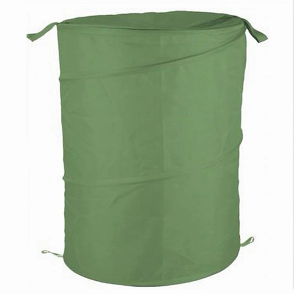 CESTO CONTENITORE PORTA BIANCHERIA BUCATO GIOCHI PIEGHEVOLE 42X50 CM VERDE 79852 - Cleafe