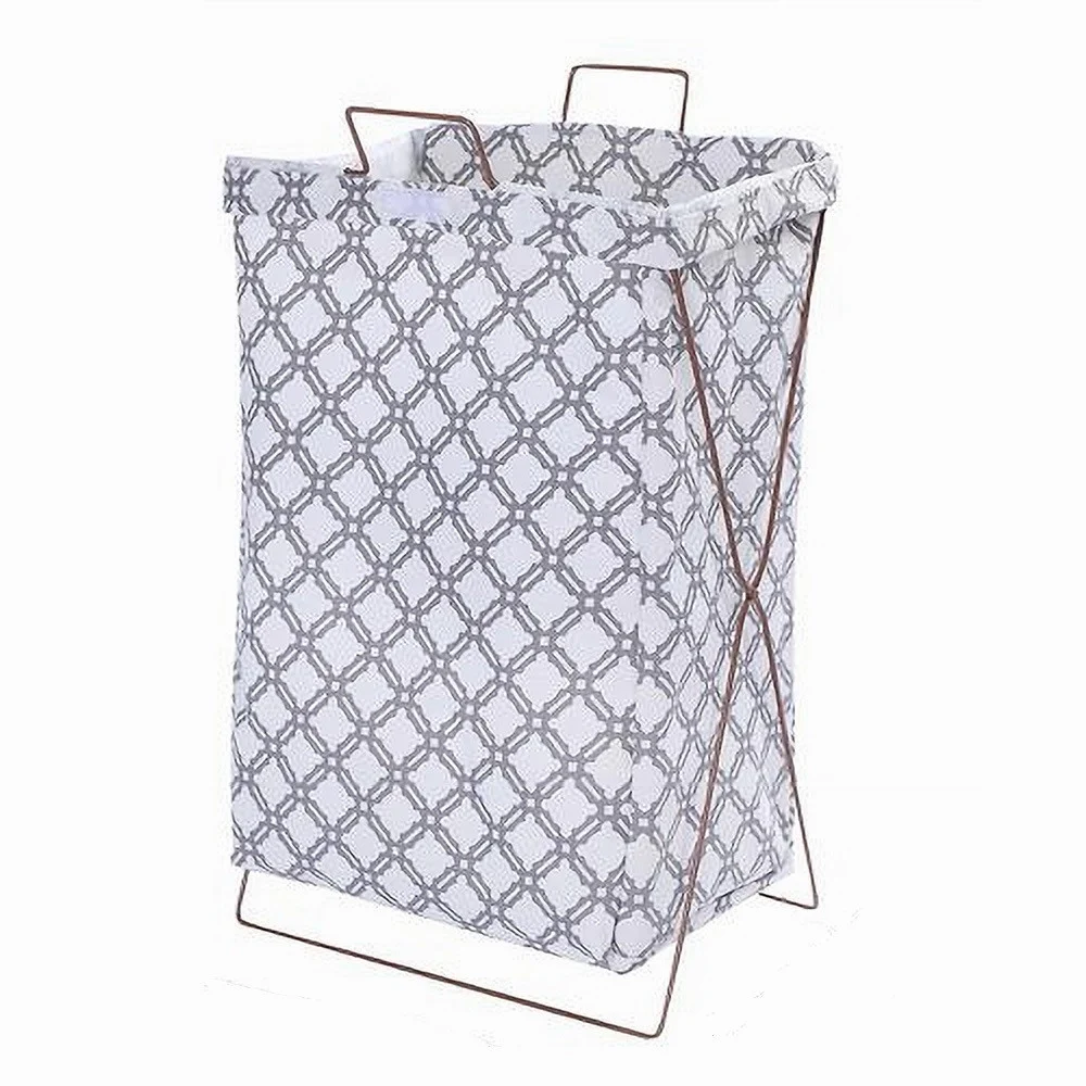 CESTO CONTENITORE PORTA BIANCHERIA PIEGHEVOLE PANNI SPORCHI BAGNO 79214 - Cleafe