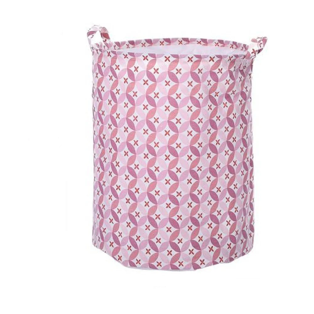 CESTO SACCO PORTA BIANCHERIA PORTABIANCHERIA IN TESSUTO SALVASPAZIO ROSA 79211 - Cleafe