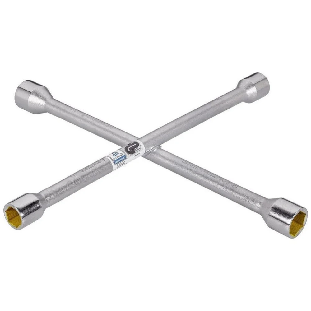CHIAVE A CROCE IN ACCIAIO PER SOSTITUZIONE RUOTE AUTO MACCHINA 17 19 21 23 MM - TrAdE Shop Traesio