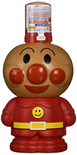 Anpanman Children's Shampoo Foam Pump 200ml Pink - BANDAI