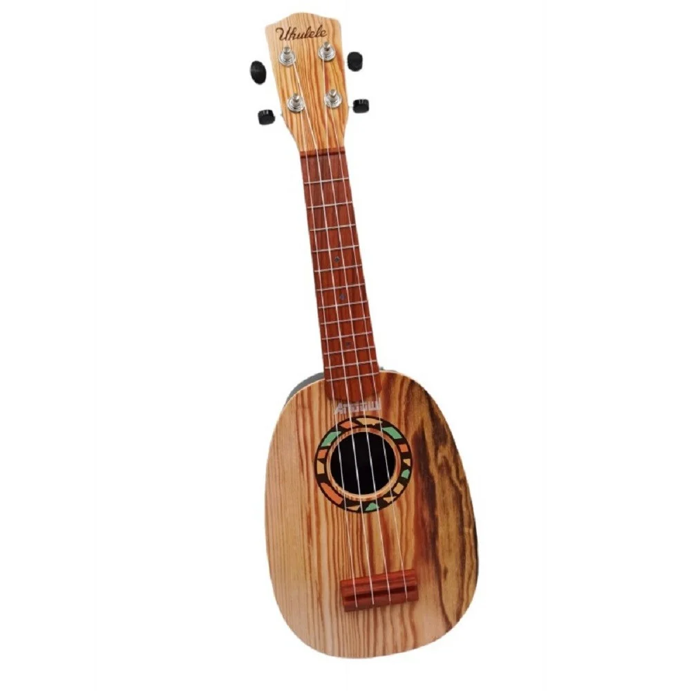 CHITARRA UKULELE GIOCO MUSICALE CON 4 CORDE IN PLASTICA 53 CM PER BAMBINI Q-GU06