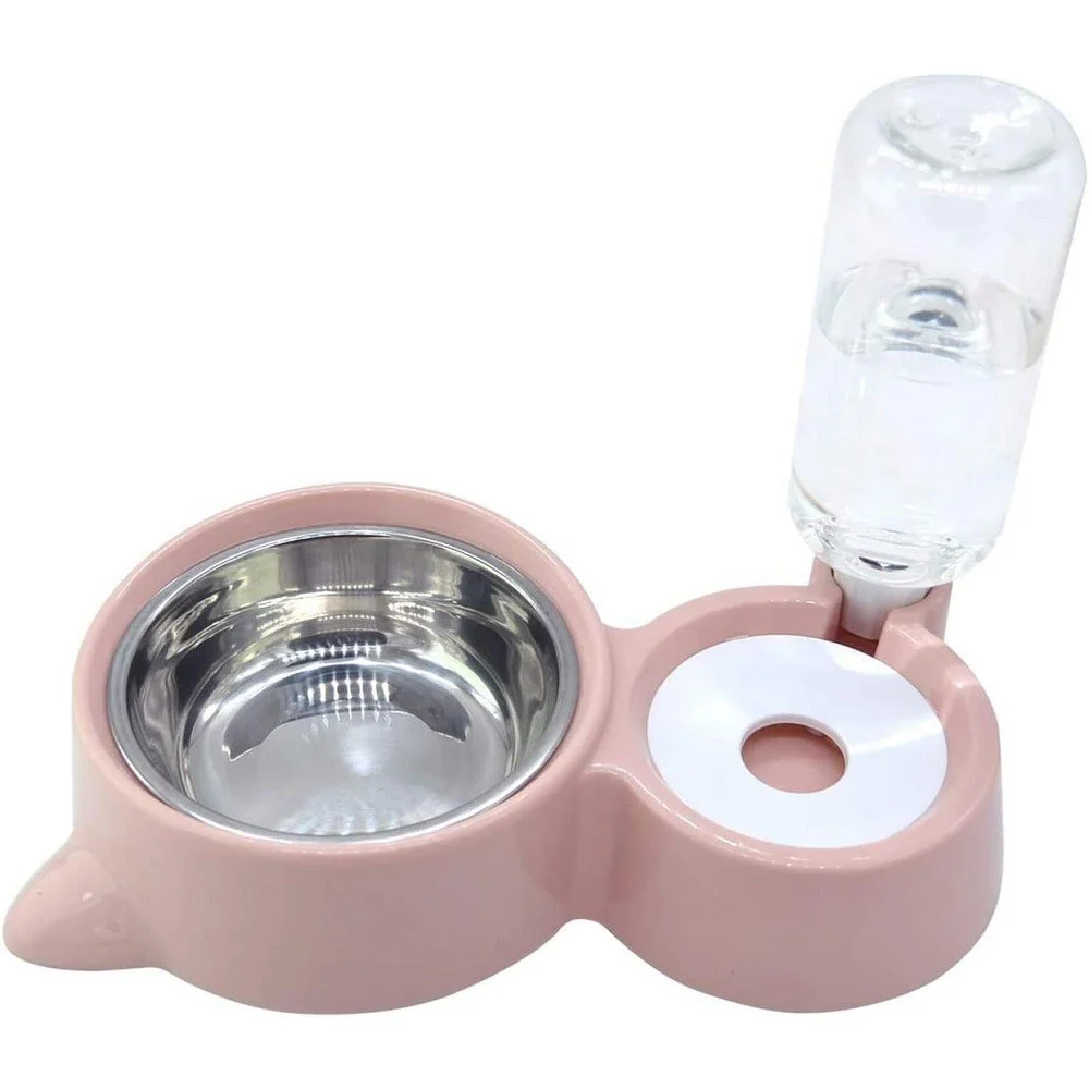 CIOTOLA DOPPIA GATTI CANI 2IN1 DISTRIBUTORE ACQUA ALIMENTI AUTOMATICHE BORRACCE - TrAdE Shop Traesio