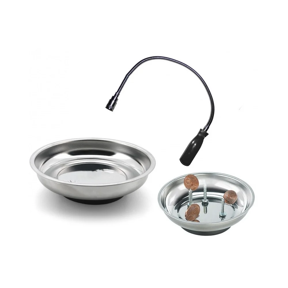 CIOTOLA VASCHETTA MAGNETICA 6''+ CALAMITA SNODATA CON LUCE LED MAGNETICO BRICO - TrAdE Shop Traesio