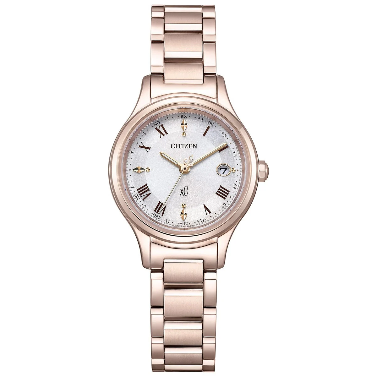 Citizen Eco-Drive Cross Sea Radio-Controlled Watch Sakura Pink White ES9497-96A