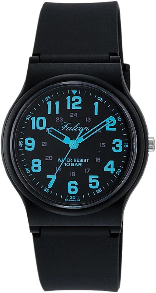 CITIZEN Q&Q Orologio Analogico Uomo Impermeabile 10 BAR VP46-859 Nero Blu 34mm