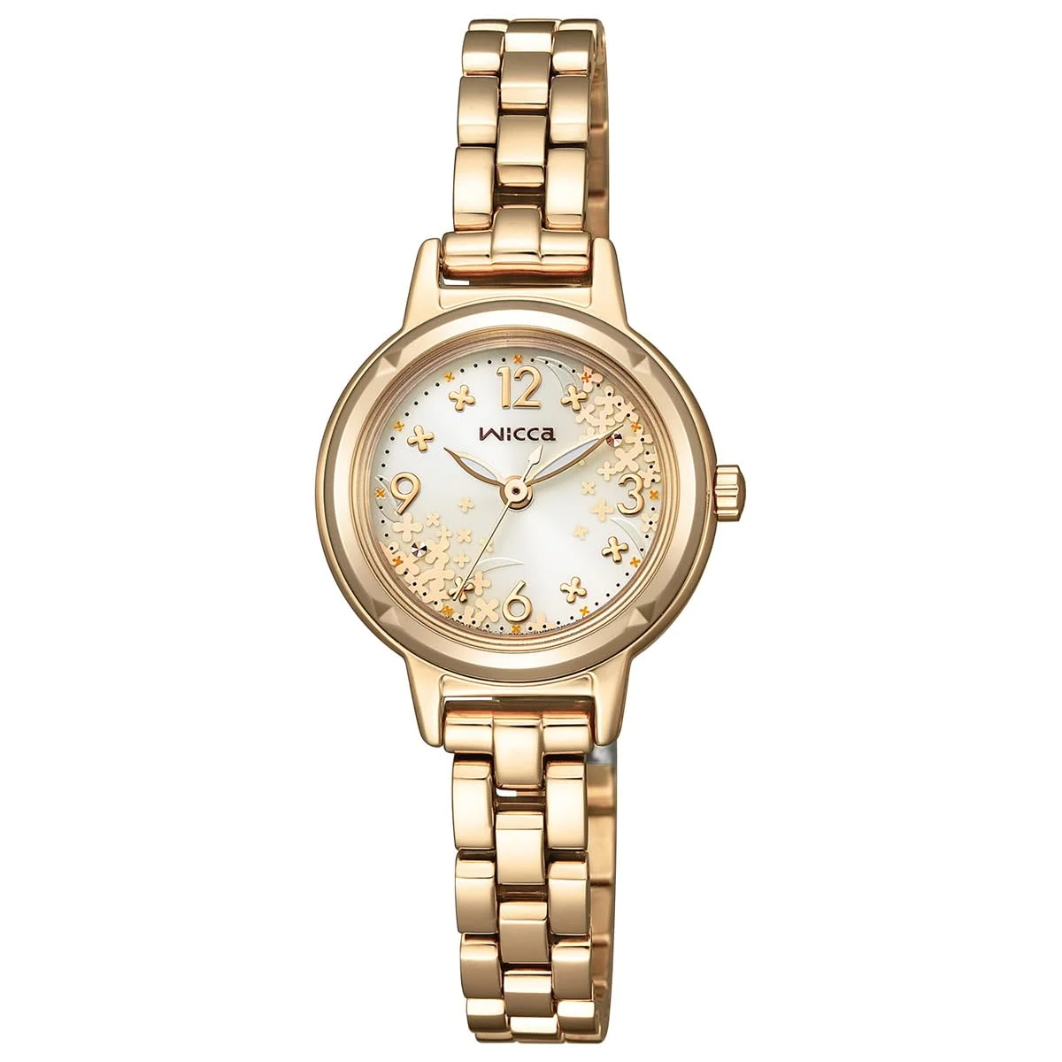 Citizen Wicca Solar Tech Watch Limited Edition KP3-627-91 Gold Women