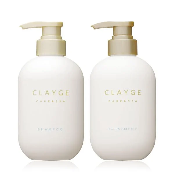 CLAYGE Shampoo e Trattamento Set SR Asciutto e Liscio 500ml Fruttato e Muschiato