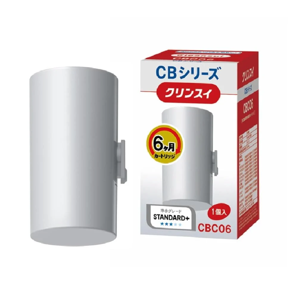 Cleansui cartuccia filtro per rubinetto ricambio compatto CBC06 grigio 1800 L - Mitsubishi Chemical Cleansui