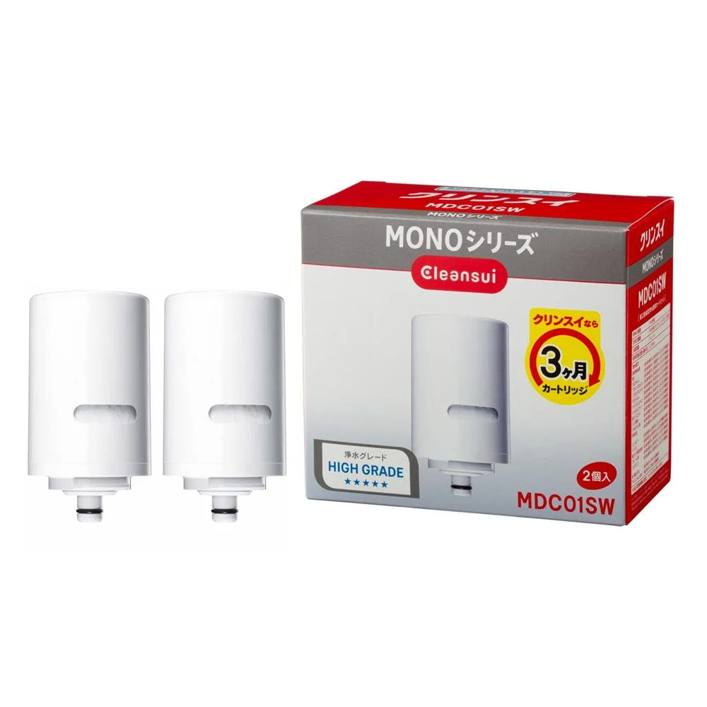 Cleansui cartucce di ricambio per filtro a rubinetto Mono MDC01SW 2 pezzi - Mitsubishi Chemical Cleansui