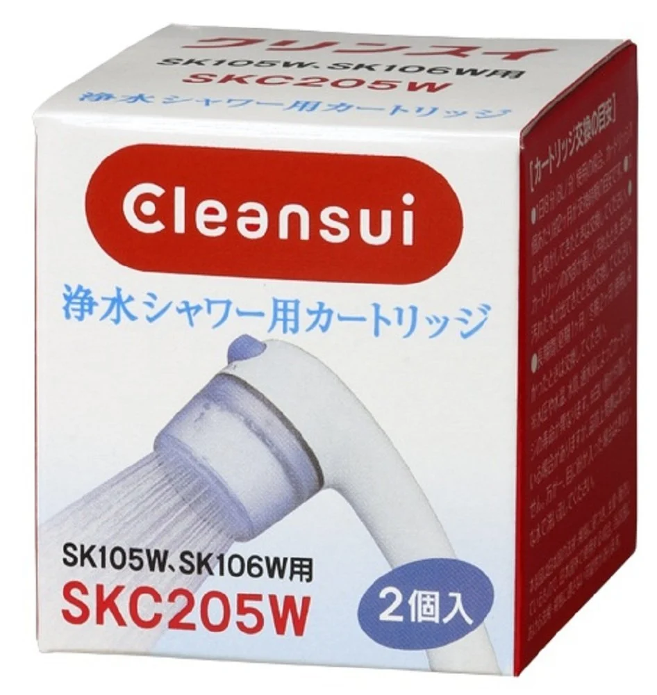 Cleansui cartucce filtro doccia di ricambio per SK106 confezione da 2