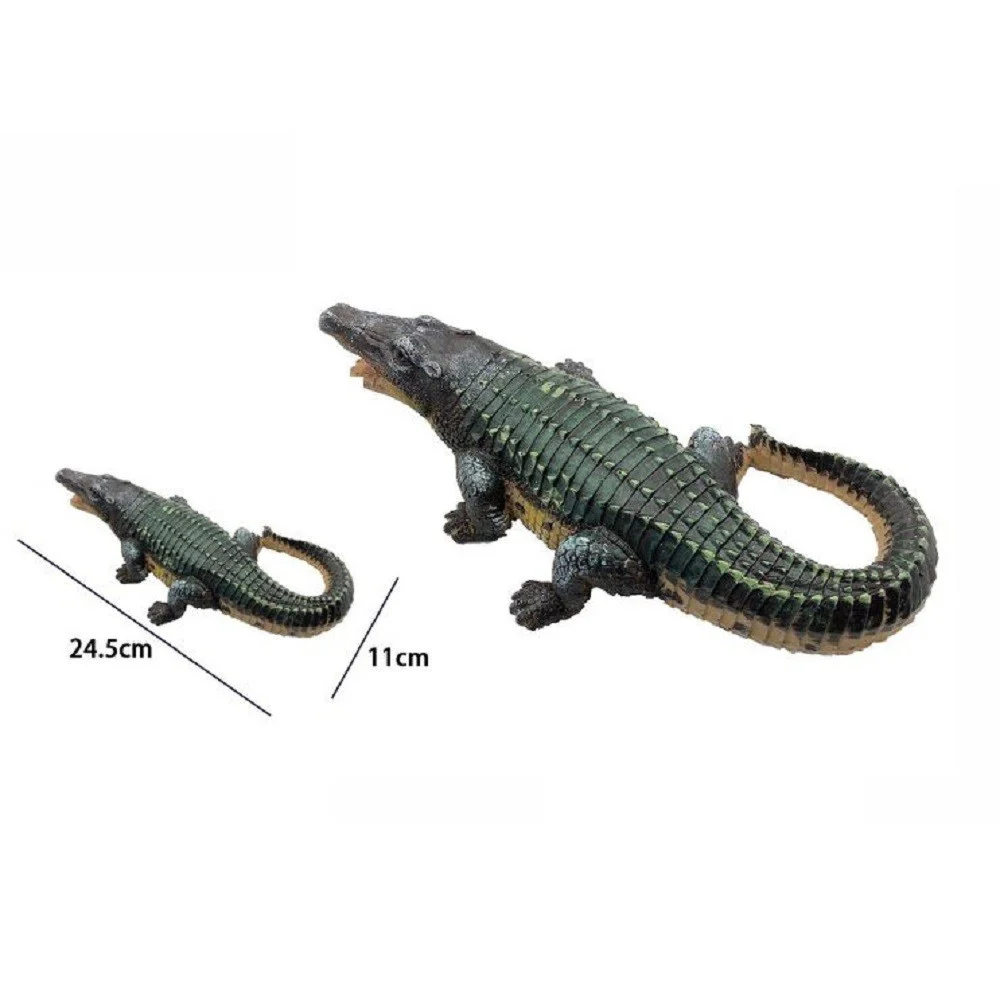 COCCODRILLO PER ACQUARIO ALLIGATORE MINIATURA ORNAMENTO DECORAZIONE FIUME 71538 - TrAdE Shop Traesio