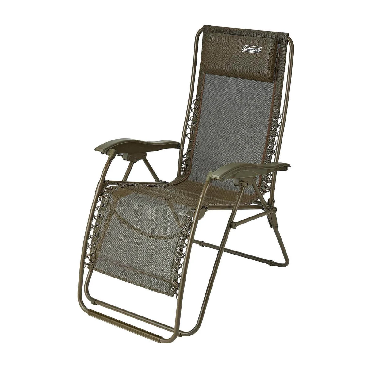 Coleman Sedia Pieghevole Reclining 100kg Capacità Facile Montaggio Verde