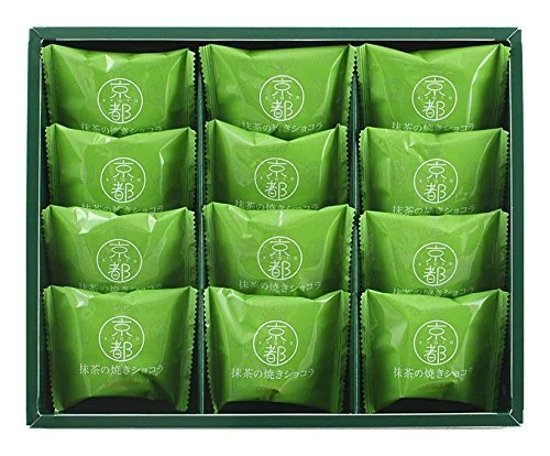 Colomban Kyoto Green Tea Baked Chocolates 12 pieces - Colombin
