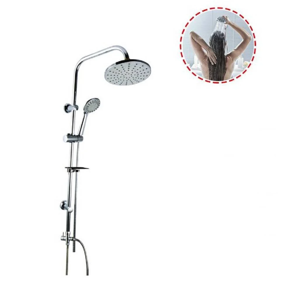 COLONNA DOCCIA SALISCENDI MISCELATORE CROMATO RUBINETTO SOFFIONE 69125 BAGNO - Cleafe