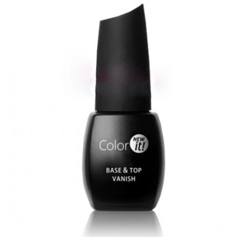 COLOR 2IN1 BASE TOP COAT VANISH 15ML LUCIDO CRYSTAL LUNGA DURATA UV GEL NAIL ART - TrAdE Shop Traesio