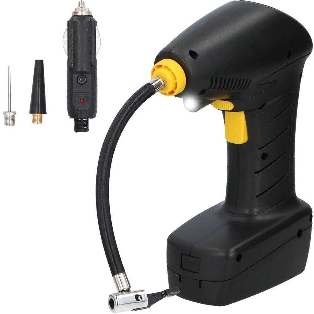 COMPRESSORE ARIA AUTO PORTATILE 12V RUOTE AUTO CON LUCE LED BECCUCCI GONFIABILI - TrAdE Shop Traesio