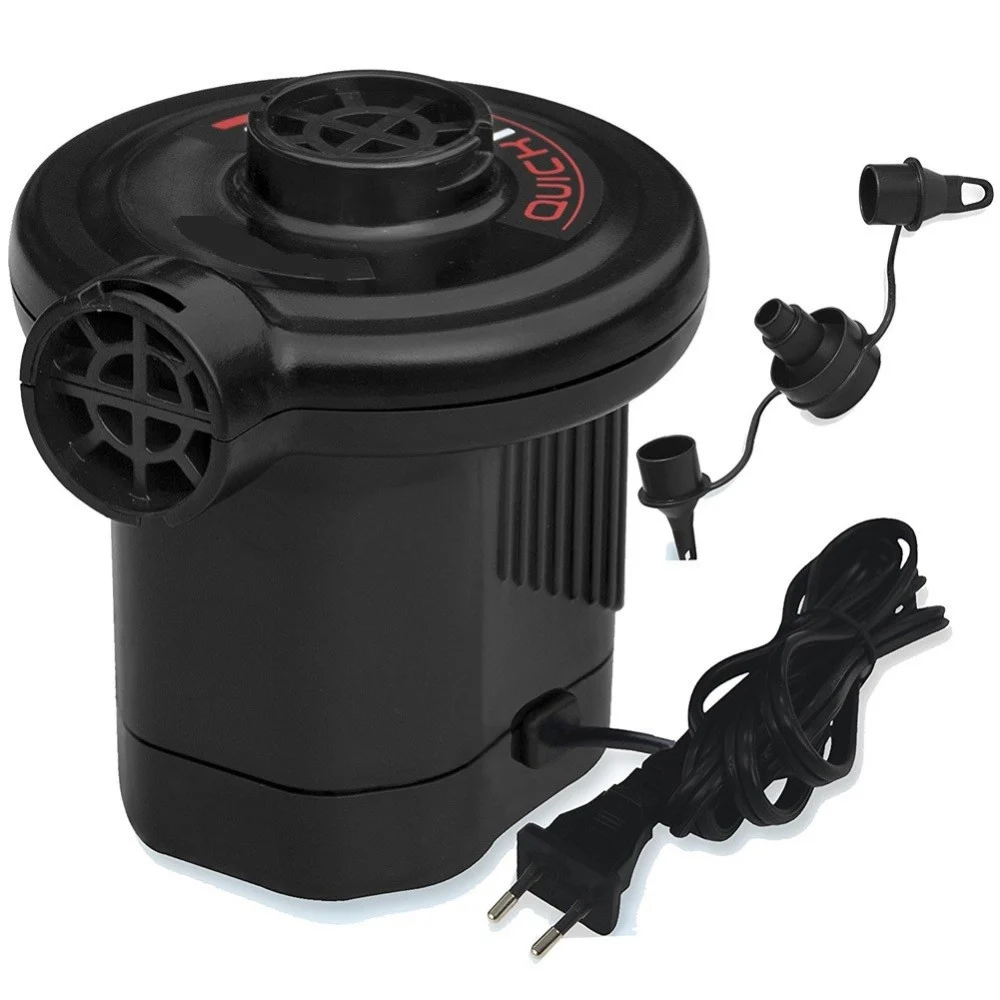 COMPRESSORE GONFIATORE ELETTRICO PORTATILE POMPA 220V 3 RIDUTTORI PER GONFIABILI - TrAdE Shop Traesio