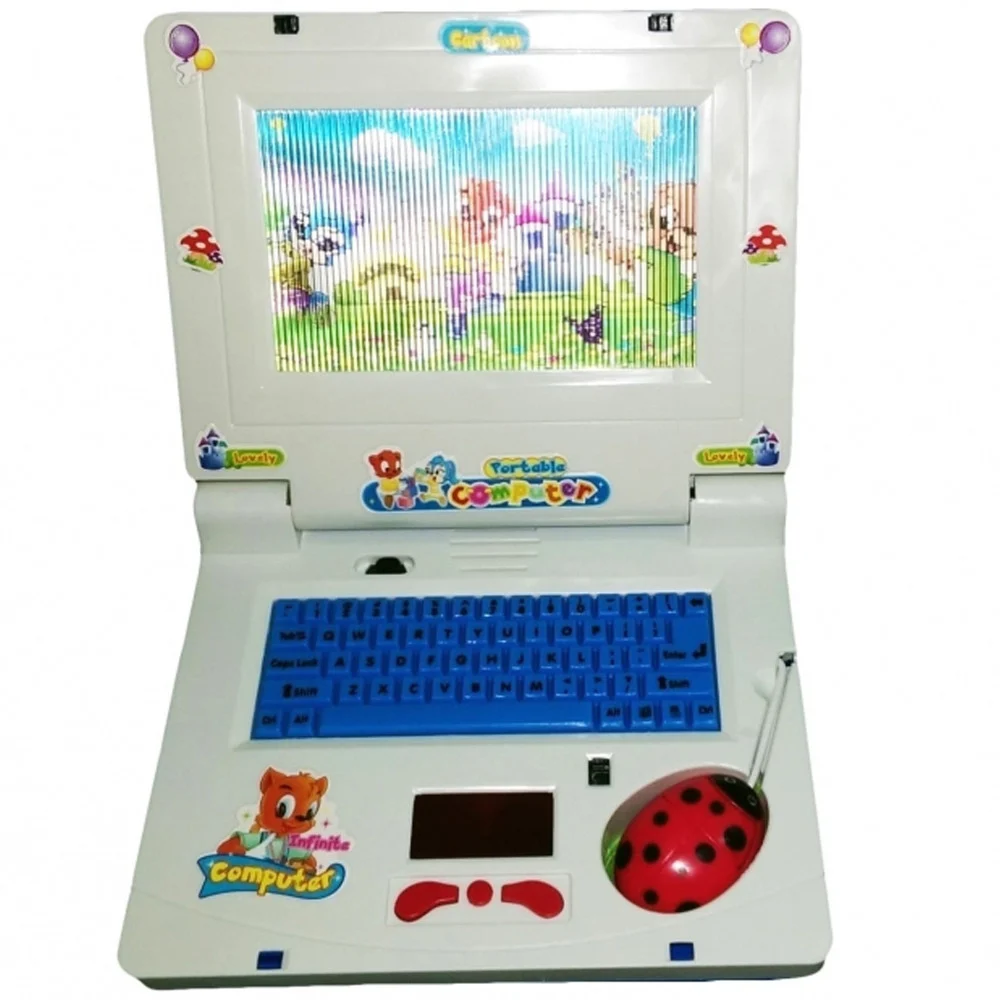 COMPUTER INTERATTIVO CON MOUSE COCCINELLA TASTIERA IMMAGINI MELODIE GIOCO BIMBI - TrAdE Shop Traesio