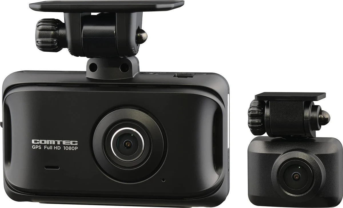 COMTEC ZDR045 Dash Cam Full HD Con GPS E Telecamera Posteriore Nera