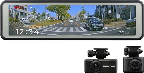 COMTEC Registratore di Guida Specchio ZDR048 FullHD 2MP con GPS